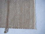Zanafi Moroccan Runner Rug – Beige Solid Flatweave – Handmade Wool – Image 5