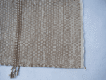 Zanafi Moroccan Runner Rug – Beige Solid Flatweave – Handmade Wool – Image 5