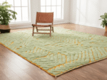 BEJAAD Collection Moroccan Area Rug – Abstract Geometric – Handmade Wool – Image 2
