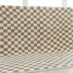 Beni Ourain Moroccan Rectangular Area Rug – Checkered Wool Pattern – Handmade Wool