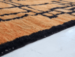 Beni Ourain Moroccan Area Rug – Bold Grid Geometry – Handmade Wool – Image 5