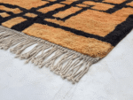Beni Ourain Moroccan Area Rug – Bold Grid Geometry – Handmade Wool – Image 2