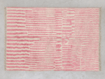 Azilal Moroccan Area Rug – Pink Striped Abstract Design – Handmade Wool – Image 4