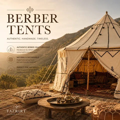 Berber Tents: authentic, handmade, timeless.