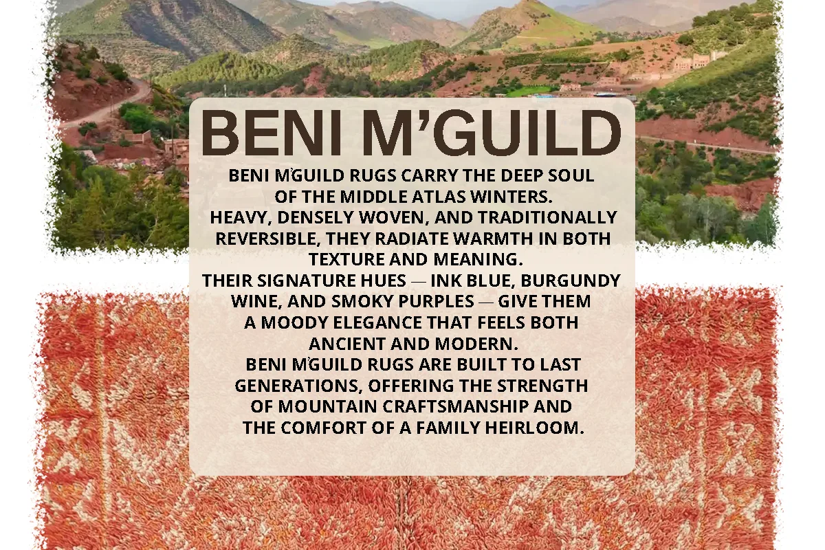 Beni M’Guild rug and the land it comes from