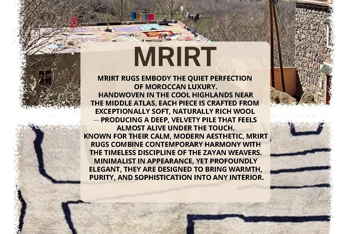 Mrirt rug and the land it comes from