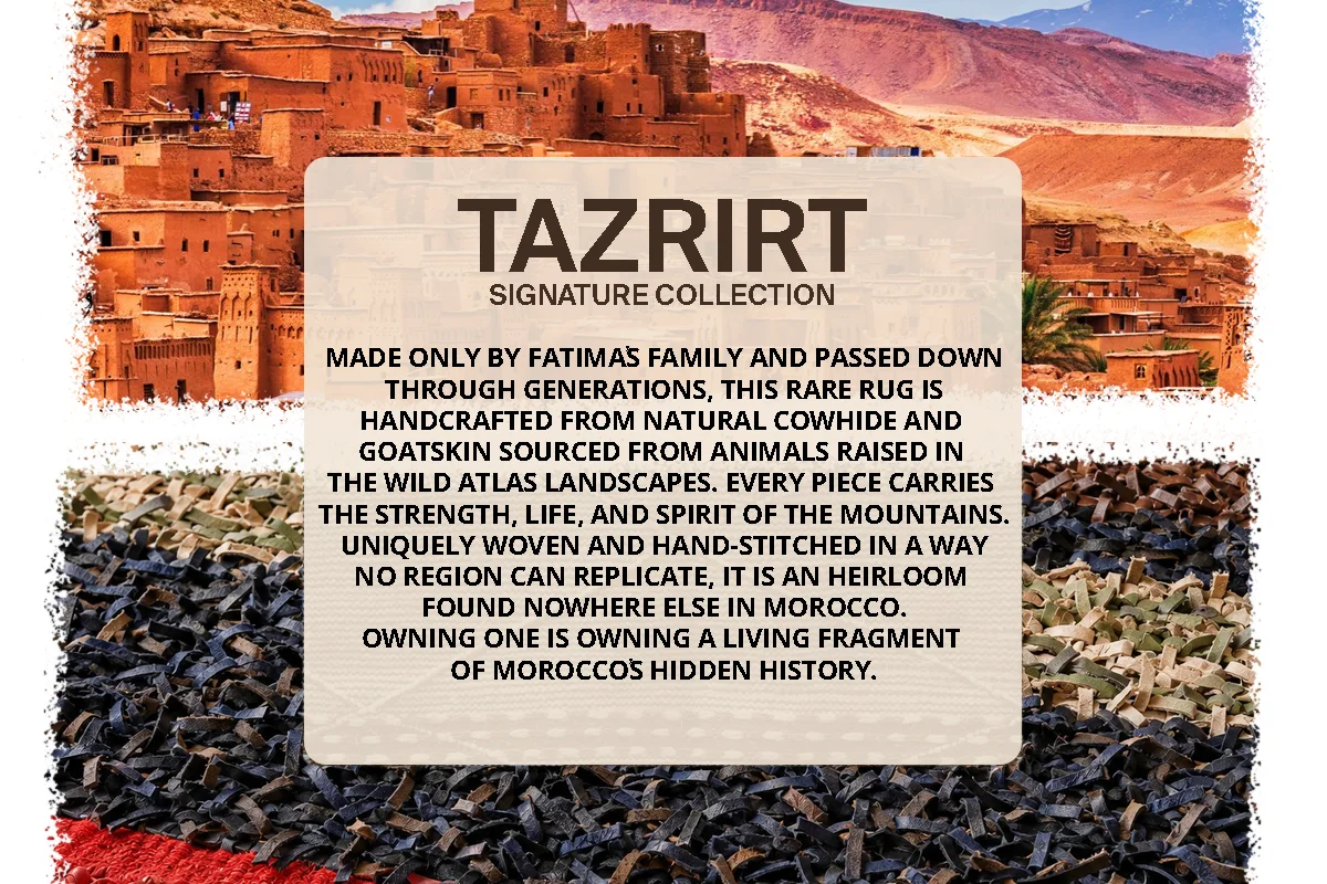 Tazrirt rug and the land it comes from